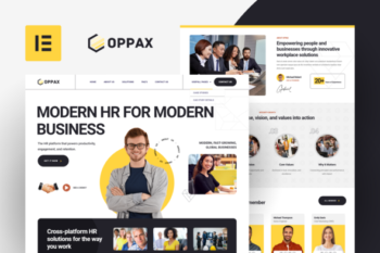 Oppax - HR Solutions Elementor Template Kit